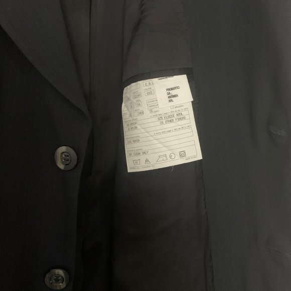 Emporio Armani Navy Suit Jacket - Picture 10 of 12